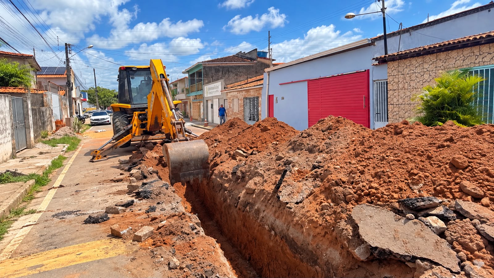Prefeitura de Coruripe amplia rede de esgotamento sanitário no bairro Luís Lima Beltrão